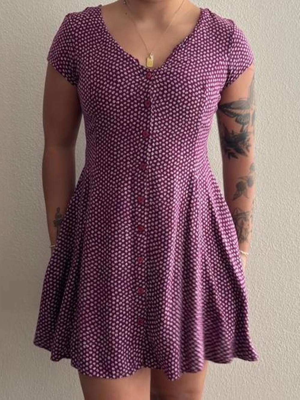Band of Gypsies 90s Pin Up Look Mini Dress